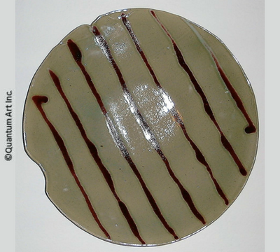 Red Striped Platter