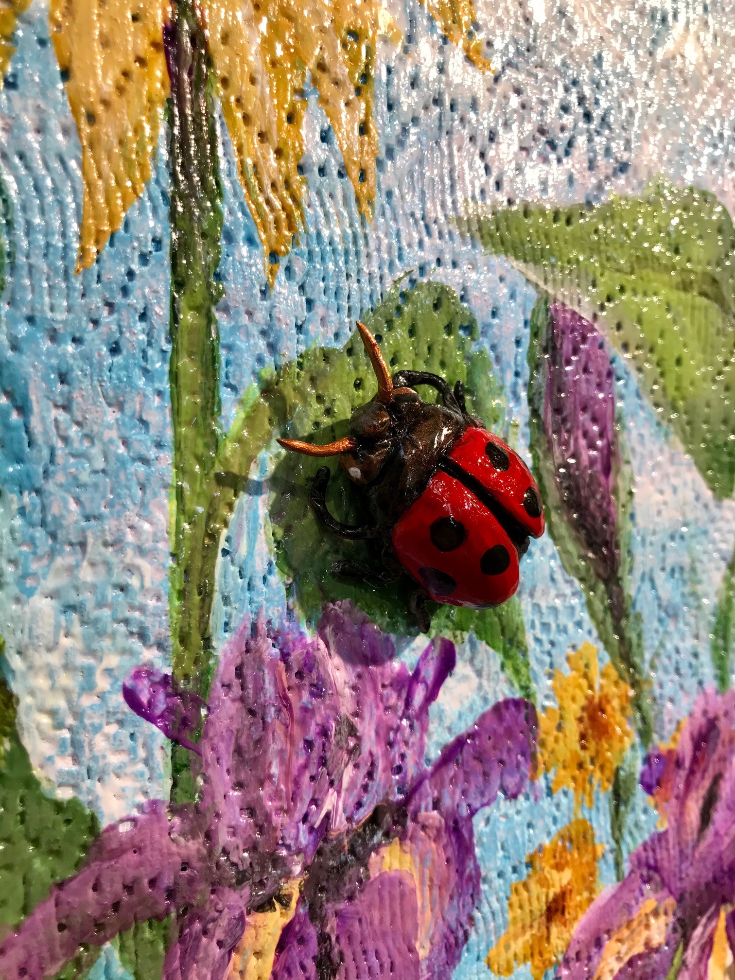 Garden Party, Lady Bug Detail